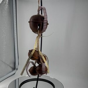 Brown Holiday Jingle Bell Ornament